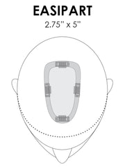 easiPart HD 8" | HF Synthetic Hair Topper