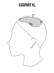 easiPart XL 8" | Remy Human Hair Topper