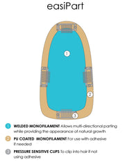 easiPart HD 8" | HF Synthetic Hair Topper