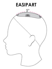 easiPart HD 8" | HF Synthetic Hair Topper