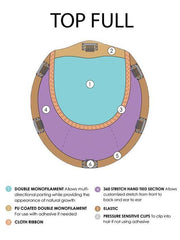 Top Full 12" | Synthetic Hair Topper