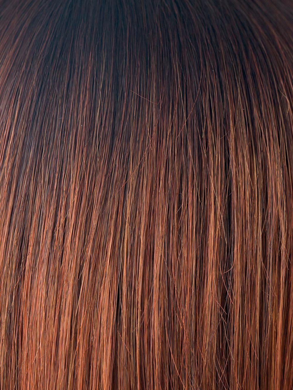 CRIMSON-LR | Rooted with dark burgundy and with light coppery ends