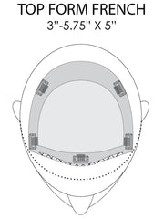 Top Form French 12" | Remy Human Hair Topper (Mono Top)