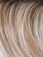 101/88/27S8 CATALINA BLONDE | Pale blonde with Pure White Natural Violet halo highlights, shaded medium brown