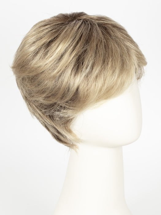 Color SANDY-BLONDE-ROOTED = Medium Honey Blonde, Light Ash Blonde, and Lightest Reddish Brown blend with Dark Roots