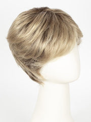 Color SANDY-BLONDE-ROOTED = Medium Honey Blonde, Light Ash Blonde, and Lightest Reddish Brown blend with Dark Roots