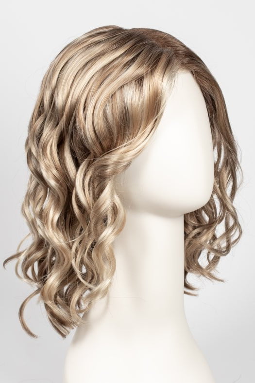 12FS12 MALIBU BLONDE | Light Gold Brown, Light Natural Gold Blonde, Pale Natural Gold-Blonde Blend, Shaded with Light Gold Brown