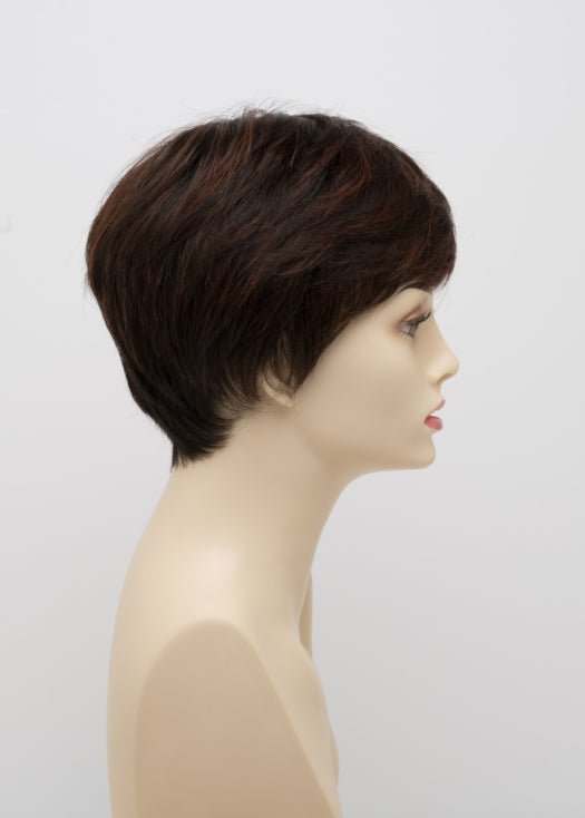 CHOCOLATE CHERRY | Dark Brown roots with overall Medium Brown base with Deep Red highlights