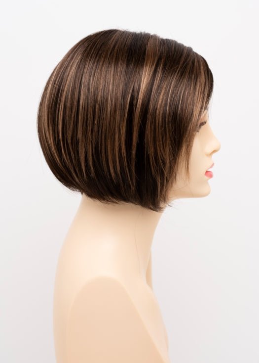 AMARETTO CREAM | Dark Brown roots with overall Medium Brown base with Honey Blonde highlights