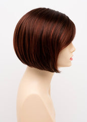 CHOCOLATE CHERRY | Dark Brown roots with overall Medium Brown base with Deep Red highlights