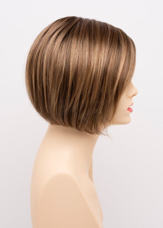 TOASTED SESAME | Medium Brown roots with overall Warm Cinnamon base and Golden Blonde highlights