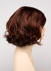 CHOCOLATE CHERRY | Dark Brown roots with overall Medium Brown base with Deep Red highlights