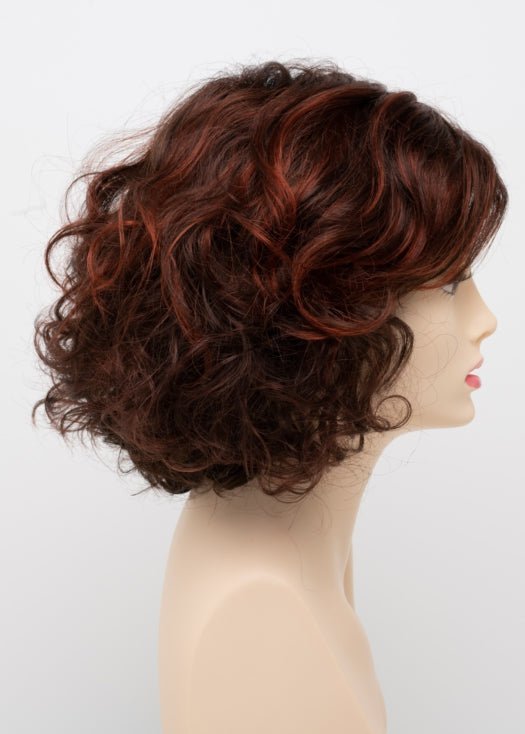 CHOCOLATE CHERRY | Dark Brown roots with overall Medium Brown base with Deep Red highlights