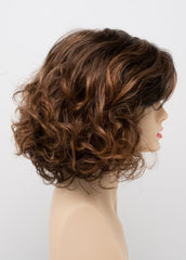 CHOCOLATE CARAMEL | Medium Brown with Soft Red and Blonde highlights