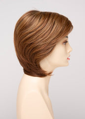 GOLDEN NUTMEG | Medium Brown roots with overall Warm Cinnamon base and Golden Blonde highlights