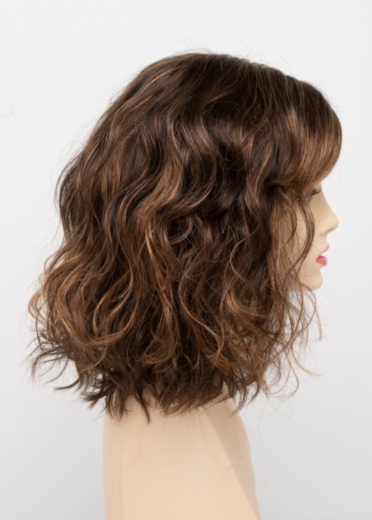 CHOCOLATE CARAMEL | Medium Brown with Soft Red and Blonde highlights