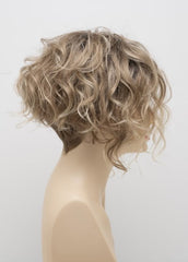 SPARKLING CHAMPAGNE | Medium Brown roots with overall Strawberry Blonde base and soft Golden Blonde highlights