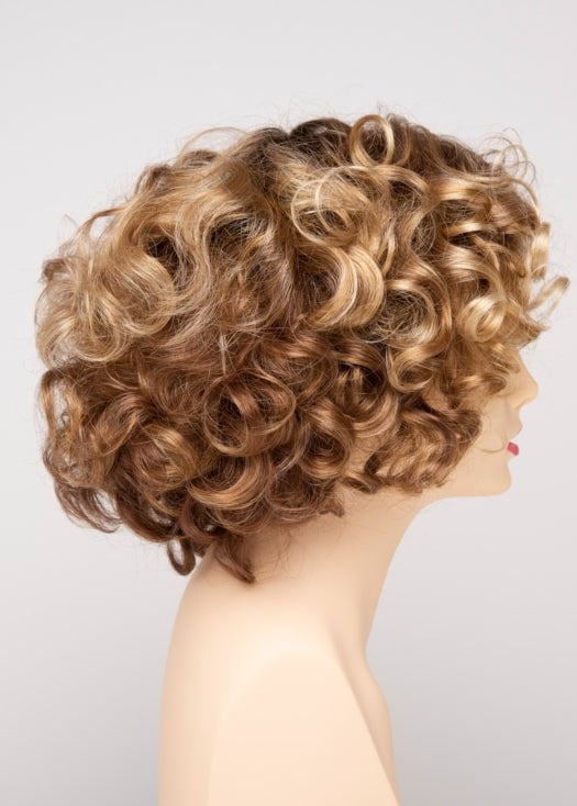 GOLDEN NUTMEG | Medium Brown roots with overall Warm Cinnamon base and Golden Blonde highlights