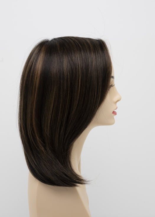 AMARETTO CREAM | Dark Brown roots with overall Medium Brown base with Honey Blonde highlights