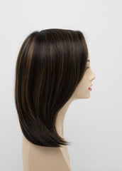 AMARETTO CREAM | Dark Brown roots with overall Medium Brown base with Honey Blonde highlights