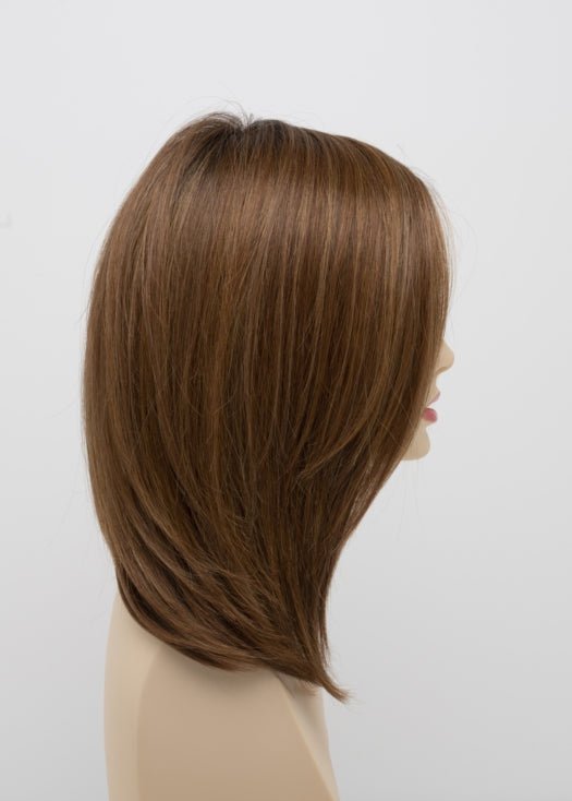 CREAMED COFFEE | Medium Brown roots and base with Cinnamon and Golden Blonde highlights
