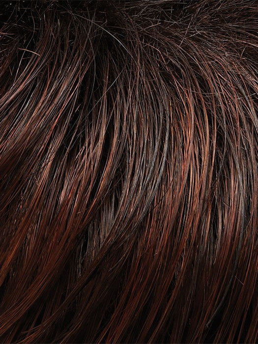 131T4S4 SHADED BERRY | Dark Brown & Medium Red Blend with Medium Red Tips, Shaded with Dark Brown