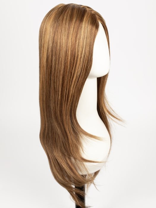 6F27 CARAMEL RIBBON | Brown with Light Red-Gold Blonde Highlights & Tips