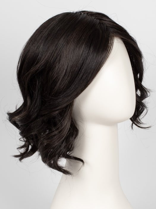 RL2/4 OFF BLACK | Black Evenly Blended with Dark Brown Highlights