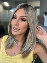 Unmatched 12" | Synthetic Hair Hair Topper (Hand Tied)