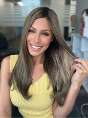 Unmatched 18" | Synthetic Hair Hair Topper (Hand Tied)