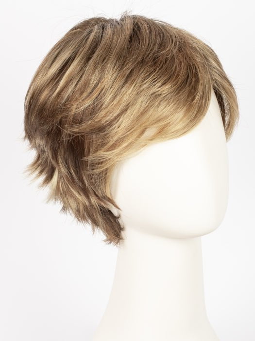 LIGHT BERNSTEIN ROOTED 27.12.26 | Light Auburn, Light Honey Blonde, and Light Reddish Brown blend and Dark Roots