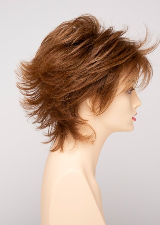 CREAMED COFFEE | Medium Brown roots and base with Cinnamon and Golden Blonde highlights