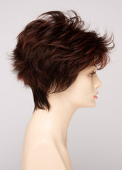 CHOCOLATE CHERRY | Dark Brown roots with overall Medium Brown base with Deep Red highlights