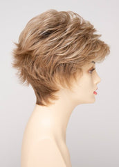 SPARKLING CHAMPAGNE | Medium Brown roots with overall Strawberry Blonde base and soft Golden Blonde highlights