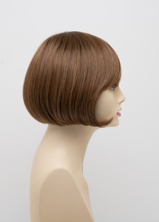 CREAMED COFFEE | Medium Brown roots and base with Cinnamon and Golden Blonde highlights