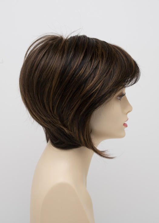 CHOCOLATE CHERRY | Dark Brown roots with overall Medium Brown base with Deep Red highlights