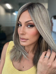 Unmatched 12" | Synthetic Hair Hair Topper (Hand Tied)