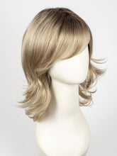 SANDY-BLONDE-ROOTED 22.16.25 | Medium Honey Blonde, Light Ash Blonde, and Lightest Reddish Brown blend with Dark Roots