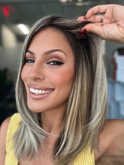 Unmatched 12" | Synthetic Hair Hair Topper (Hand Tied)