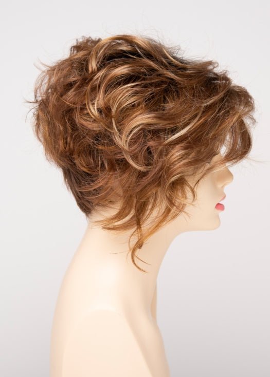 CREAMED COFFEE | Medium Brown roots and base with Cinnamon and Golden Blonde highlights