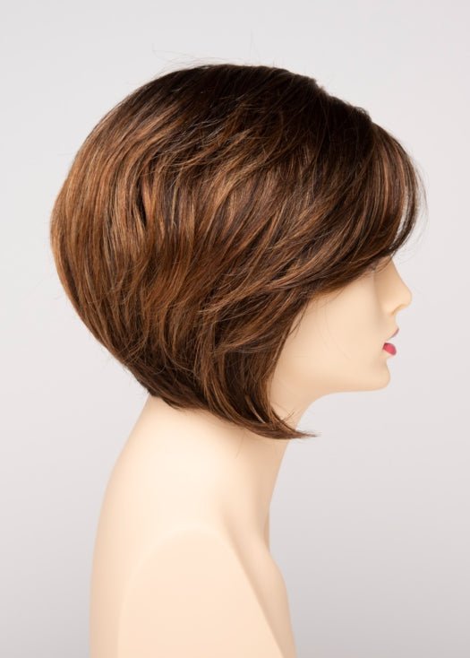 CHOCOLATE CARAMEL | Medium Brown with Soft Red and Blonde highlights