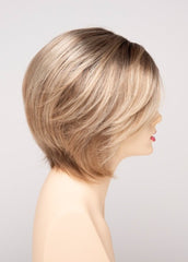 SPARKLING CHAMPAGNE | Medium Brown roots with overall Strawberry Blonde base and soft Golden Blonde highlights