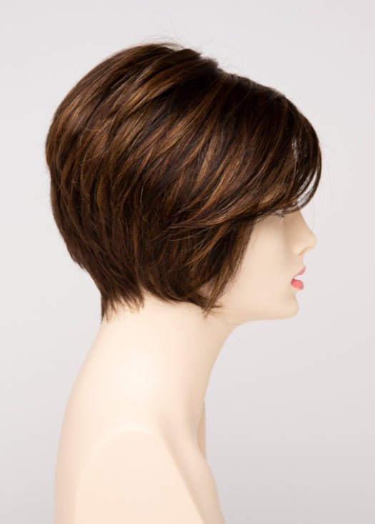 CHOCOLATE-CARAMEL | Medium Brown with Soft Red and Blonde highlights