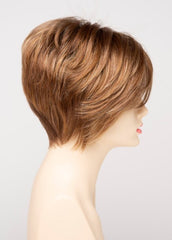 CREAMED-COFFEE | Medium Brown roots and base with Cinnamon and Golden Blonde highlights