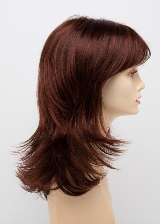 DARK RED | Auburn with Brighter Red highlights