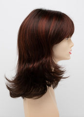 CHOCOLATE CHERRY | Dark Brown roots with overall Medium Brown base with Deep Red highlights