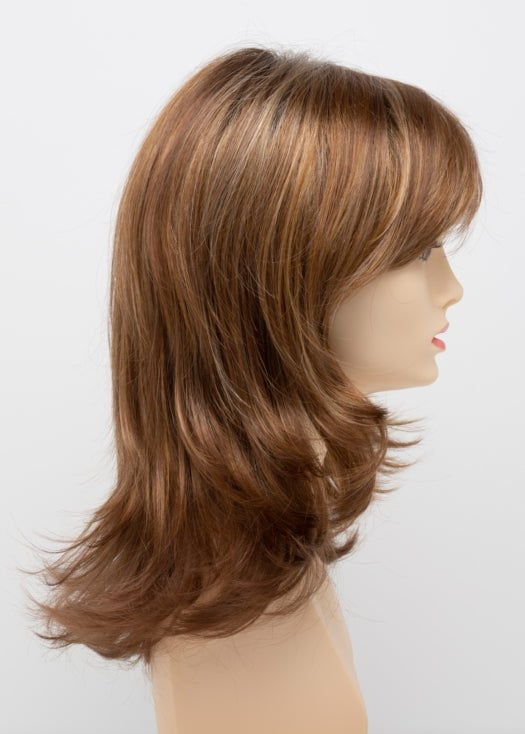 CREAMED COFFEE | Medium Brown roots and base with Cinnamon and Golden Blonde highlights