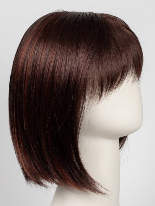 CHERRY-COLA | Dark Auburn base color with brighter Red chunk highlights