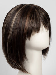 CHOCOLATE-SWIRL | Dark Brown Base Evenly Blended with Light Auburn and Honey Blonde