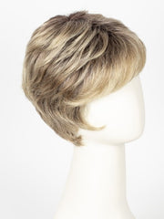 SANDY-BLONDE-ROOTED 24.14.16 | Medium Honey Blonde, Light Ash Blonde, and Lightest Reddish Brown Blend with Dark Roots